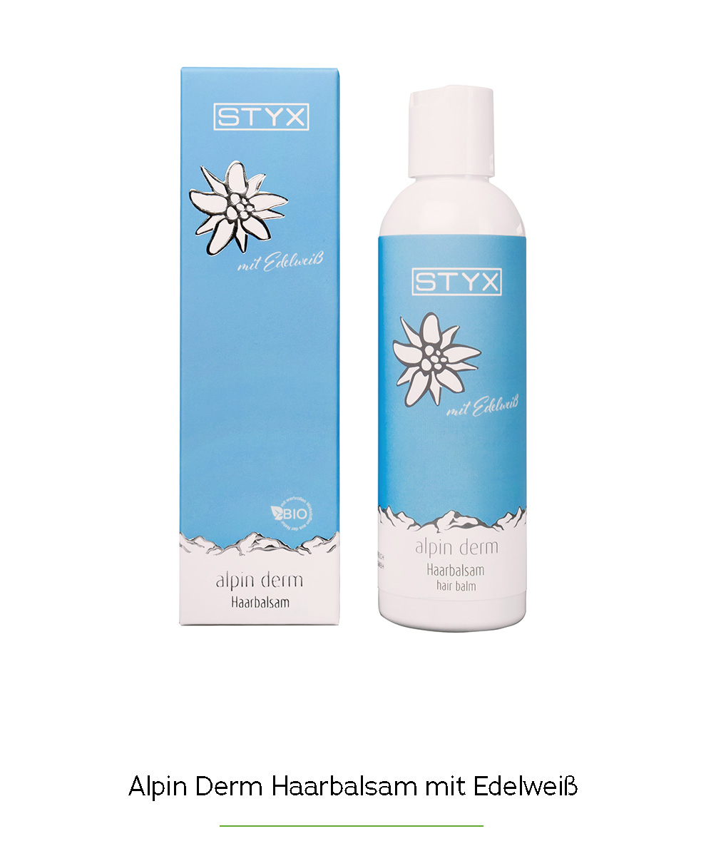 Alpin Derm Haarbalsam mit Edelwei&szlig;, STYX Naturcosmetic